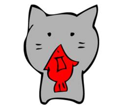 Only a cat. sticker #10502572