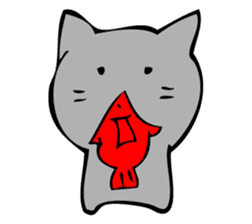 Only a cat. sticker #10502572