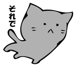 Only a cat. sticker #10502576