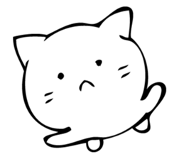 Only a cat. sticker #10502578