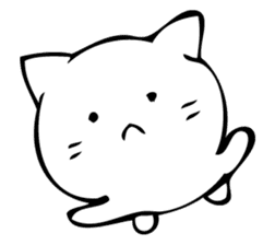 Only a cat. sticker #10502578