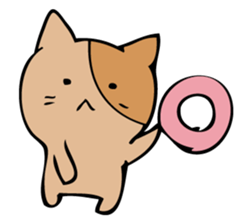 Only a cat. sticker #10502593