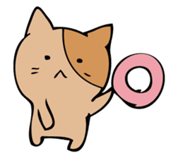 Only a cat. sticker #10502593