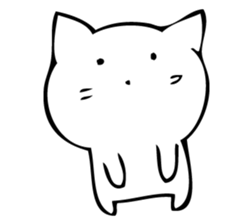 Only a cat. sticker #10502599