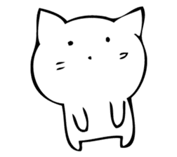 Only a cat. sticker #10502599