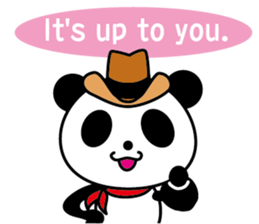 COWBOY PANDA 3 (English ver.) sticker #10503043