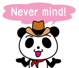 COWBOY PANDA 3 (English ver.) sticker #10503051