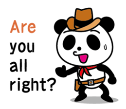 COWBOY PANDA 3 (English ver.) sticker #10503055