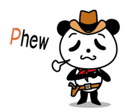 COWBOY PANDA 3 (English ver.) sticker #10503056