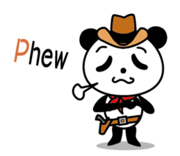 COWBOY PANDA 3 (English ver.) sticker #10503056
