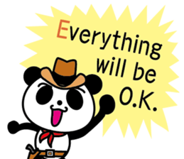 COWBOY PANDA 3 (English ver.) sticker #10503064