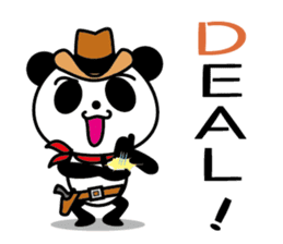 COWBOY PANDA 3 (English ver.) sticker #10503066