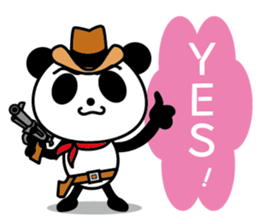 COWBOY PANDA 3 (English ver.) sticker #10503075