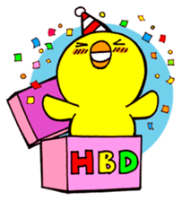 Chicha funny duck sticker #10503117