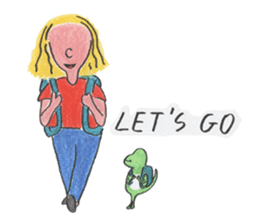 Sally C & Rex sticker #10503130