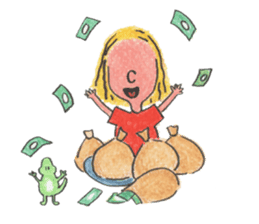 Sally C & Rex sticker #10503148