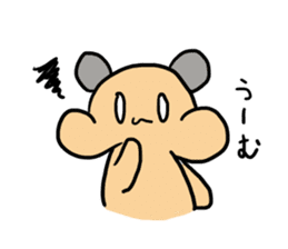 Jean gully Ann hamster Kyn bear hamster sticker #10503162