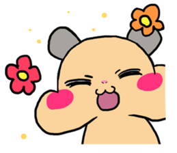 Jean gully Ann hamster Kyn bear hamster sticker #10503168