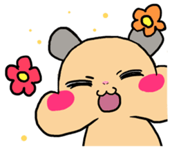 Jean gully Ann hamster Kyn bear hamster sticker #10503168