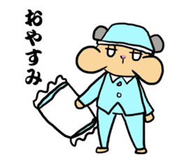 Jean gully Ann hamster Kyn bear hamster sticker #10503172