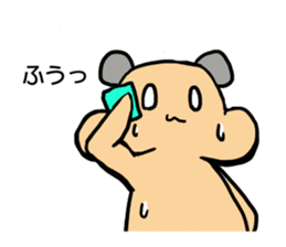 Jean gully Ann hamster Kyn bear hamster sticker #10503173