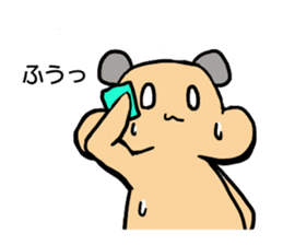 Jean gully Ann hamster Kyn bear hamster sticker #10503173