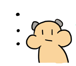 Jean gully Ann hamster Kyn bear hamster sticker #10503182