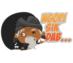 MBAH JENGGOT-Bearded OldMan from Jogja sticker #10503362