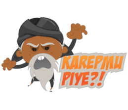 MBAH JENGGOT-Bearded OldMan from Jogja sticker #10503364