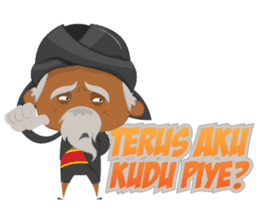 MBAH JENGGOT-Bearded OldMan from Jogja sticker #10503369
