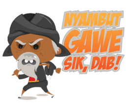 MBAH JENGGOT-Bearded OldMan from Jogja sticker #10503388