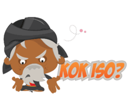 MBAH JENGGOT-Bearded OldMan from Jogja sticker #10503391