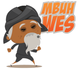 MBAH JENGGOT-Bearded OldMan from Jogja sticker #10503392