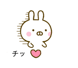 Rabbit Usahina Invective Balloon sticker #10503437