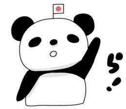 I love the funny panda! sticker #10503600