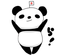 I love the funny panda! sticker #10503601