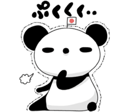 I love the funny panda! sticker #10503608