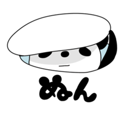 I love the funny panda! sticker #10503625