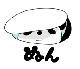 I love the funny panda! sticker #10503625