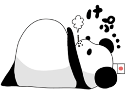 I love the funny panda! sticker #10503630