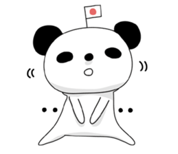 I love the funny panda! sticker #10503636