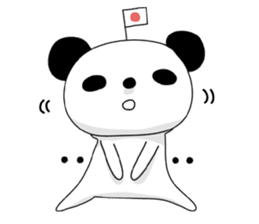 I love the funny panda! sticker #10503636