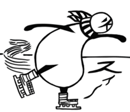 tanimaru uncle winer fall sticker #10503770