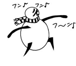 tanimaru uncle winer fall sticker #10503799