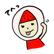 Strawberry Daifuku-AIchan sticker #10503895