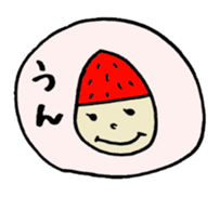 Strawberry Daifuku-AIchan sticker #10503896