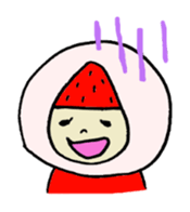 Strawberry Daifuku-AIchan sticker #10503909