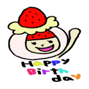 Strawberry Daifuku-AIchan sticker #10503912