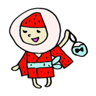 Strawberry Daifuku-AIchan sticker #10503913