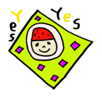 Strawberry Daifuku-AIchan sticker #10503918